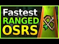 Fastest Ranged XP in 2026 OSRS