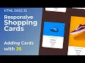 Shopping Cards Tutorial - Adding Cards Using JavaScript