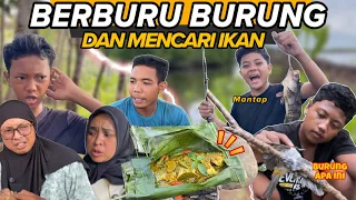 SEHARIAN MENCARI BURUNG DAN MEMANCING IKAN # wakmi #mencariburung #mancing #videolucu #komedi #lucu
