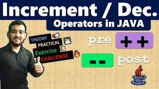 Pre and Post increment Operators in Java Coding Wallah