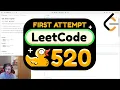 my attempt at solving leetcode 520 detect capitals SOLVED