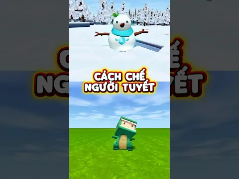 [Series 50 ngày sinh tồn tập sự] Ngày 11: Cách chế người tuyết  #miniworld  #miniworldvn