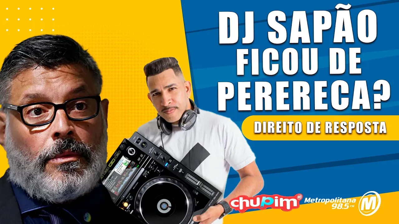 DJ SAPÃO RESPONDE ACUSAÇÕES DE ALEXANDRE FROTA