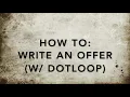How to Write an Offer w Dotloop