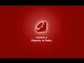 Learn Ruby Programming Lesson 4 - Objects in Ruby