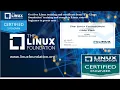 THE LINUX FOUNDATION - Linux Training Certificate-complete Linux-for beginners OS Linux administrator