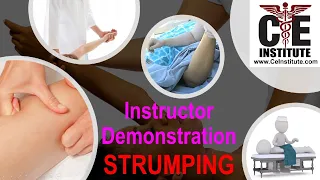 Instructor Hands-on Demonstrations for Massage Therapist Self Practice and Self Care of STRUMPING