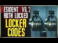 BOTH LOCKER CODES - SECOND FLOOR SHOWER ROOM AND 3RD FLOOR