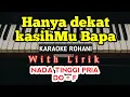 Download Lagu HANYA DEKAT KASIHMU BAPA || KARAOKE ROHANI || DO = F || NADA TINGGI || NADA PRIA || HIGHER KEY