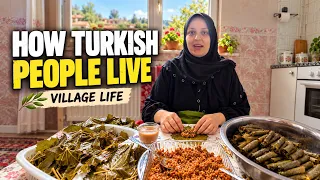 Inside a Traditional Turkish Village 🇹🇷 | How Turkish People Really Live| My Village Home 🏠