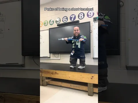 Perks of being a short teacher!