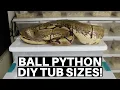 Best Ball Python Tubs For DIY Snake Racks - Benjamin s Exotics