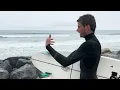 Surfing between San Onofre and Trestles
