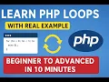 PHP Loop Tutorial for Students for while do-while foreach Nested Loop