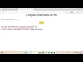 Unique Consonant Counts - JavaScript