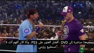 مترجم فقرة سي ام بانك وجون سينا في عرض سماك داون في السعودية WWE SMACKDOWN 