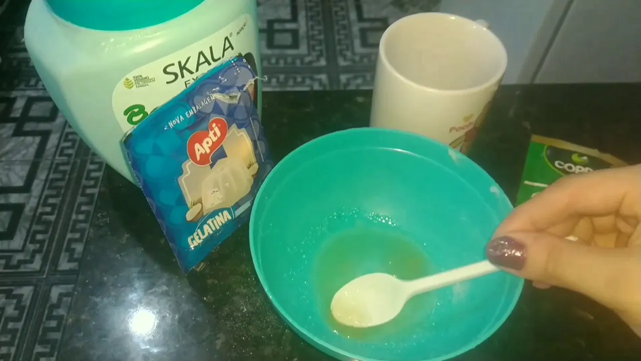 creme de pentear com gelatina passo a passo
