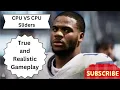 Best Most Realistic Franchise Sliders for CPU vs CPU Madden NFL 25