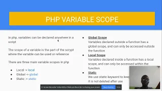 3 Variables and Variable Scope in PHP