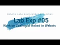 Working on Scaling of Robot in Webots LAB EXPERIMENT