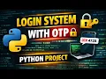Python ATM Login System with OTP Username Password Verification While Loop Python Project