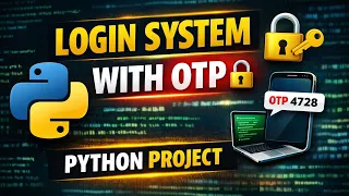 Python ATM Login System with OTP Username Password Verification While Loop Python Project