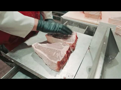 Download MP3 How To Cut Porterhouse, T-Bone and New York Steaks | Cut of the Week