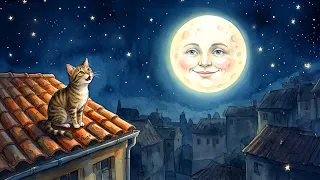 La Gata y La Luna ♫ Canciones Infantiles ♫ Lunacreciente ♫ Canción de Cuna