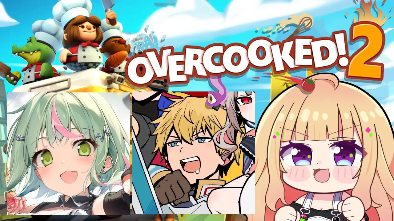 【Overcooked 2】きっちんが次の戦場【アキロゼ/ホロライブ】