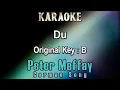 Download Lagu Du (Karaoke) Peter Maffay - Original Key B - German song