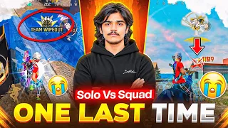 ONE LAST TIME 🙃 Solo Vs Squad Gameplay 💥 | Highest Kills? – DMNDHEERAJ 