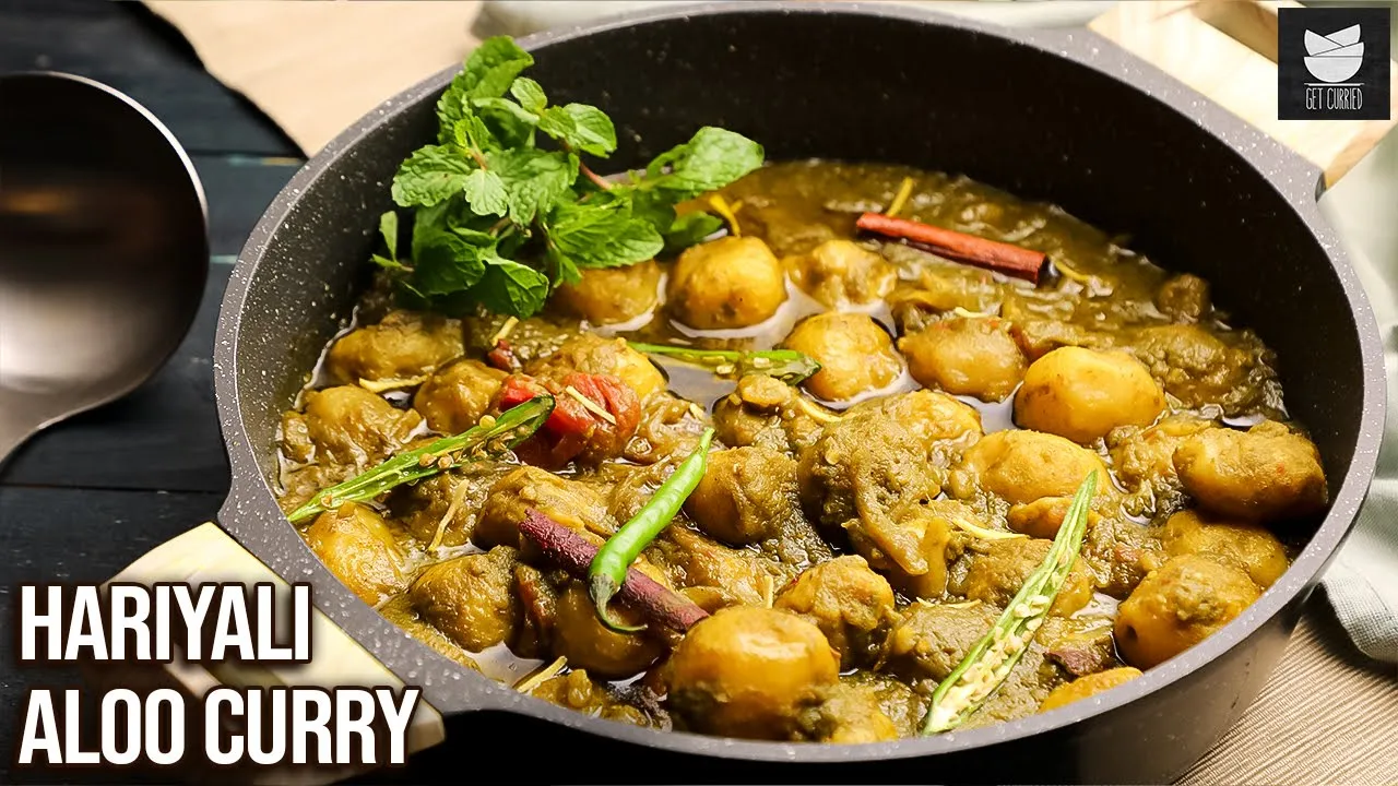 Hariyali Aloo Curry Recipe   How to Make Veg Indian Style Hariyali Aloo Curry Recipe   Varun Inamdar