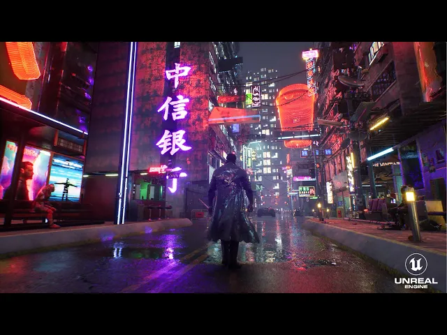 Standalone Cyber Streets Tech Demo Engine 5.5.3 No Lumen