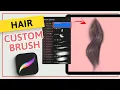 Create Hair Brush In Procreate QUICKLY Procreate Tutorial