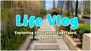 A Peaceful Escape Exploring The Garden Courtyard At My Apartment 