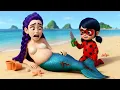 Lagu OMG 😱💖 Baby Lieveheersbeestje redt zeemeermin Rumi uit gevaar 🐞🧜‍♀️