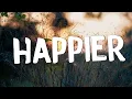 Lagu happier - Olivia Rodrigo (Lyric Video) || Madison Beer,Jamie Miller,...