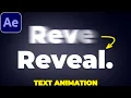 Smooth Text Animation in After Effects Text Reveal Animation Title Animation