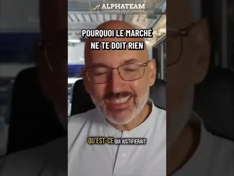 Le marché ne vous doit rien : la vérité brutale sur le succès.