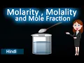 Molarity Molality or Mole Fraction 3D animated explanation solutions class12thchemistry