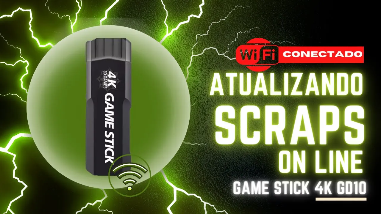 Game Stick conectado na internet?! Como atualizar capinha dos jogos on line no Game Stick 4K 3D GD10