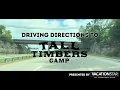 Driving Directions to Tall Timbers