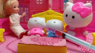 تطعيم للأطفال احمد وسما خدوا حقنه عائلة عمر جنه ورؤي كرتون اطفال العاب اطفال 