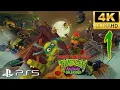 Teenage Mutant Ninja Turtles: Mutants Unleashed - PS5 Full Gameplay Part 1