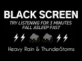Download Lagu 🌙 10 Hour Rain on Black Screen | Heavy Rainfall for Focus, Sleep \u0026 Peaceful Nights 🖤📚