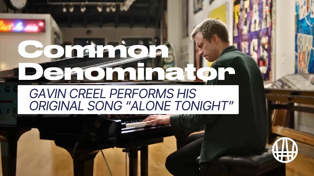 Gavin Creel performs his original song "Alone Tonight” Gavin Creel performs his original song "Alone Tonight”