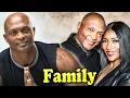 Eddie George Family With Son and Wife Tamara Johnson 2021
