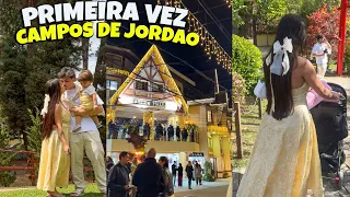 primeira vez em Campos do Jordão! 😍