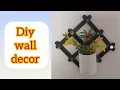 DIY Mirror Wall Art Using Popsicle Sticks-Easy Stunning Home Decor