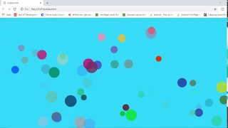 Bubble animation with Javascript CANEL Group